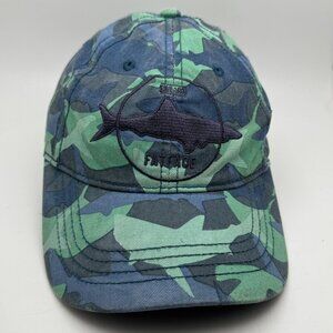 FATFACE Baseball Cap Men's Hat Camouflage Shark Logo 100% Cotton Adjustable M